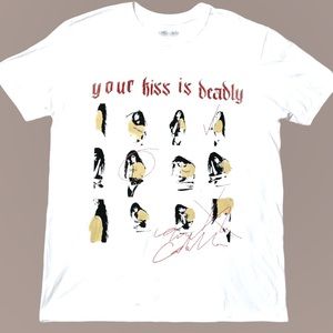 NWOT Camila Cabello Your Kiss is Deadly Romance Graphic T-Shirt Women’s XL